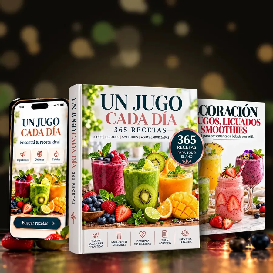 Pack Un jugo cada día: libro, app y ebook de regalo